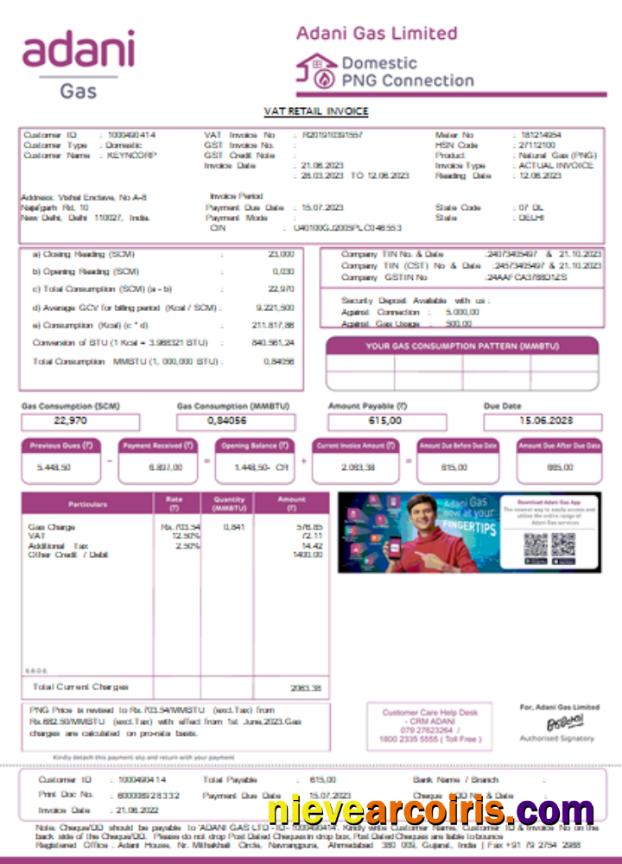 Adani utility business bill